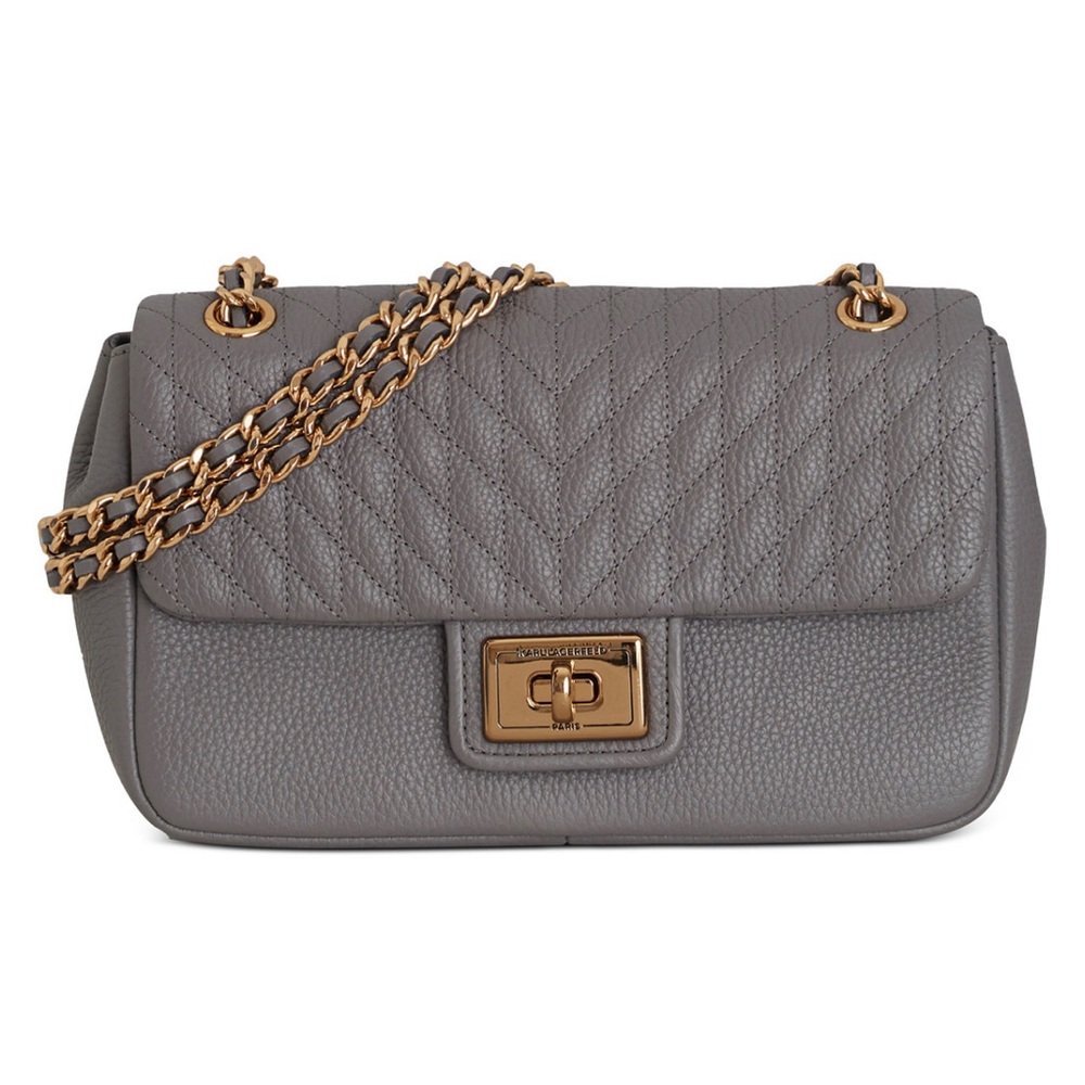 Karl Lagerfeld Paris Agyness Medium Convertible Chain Shoulder Bag